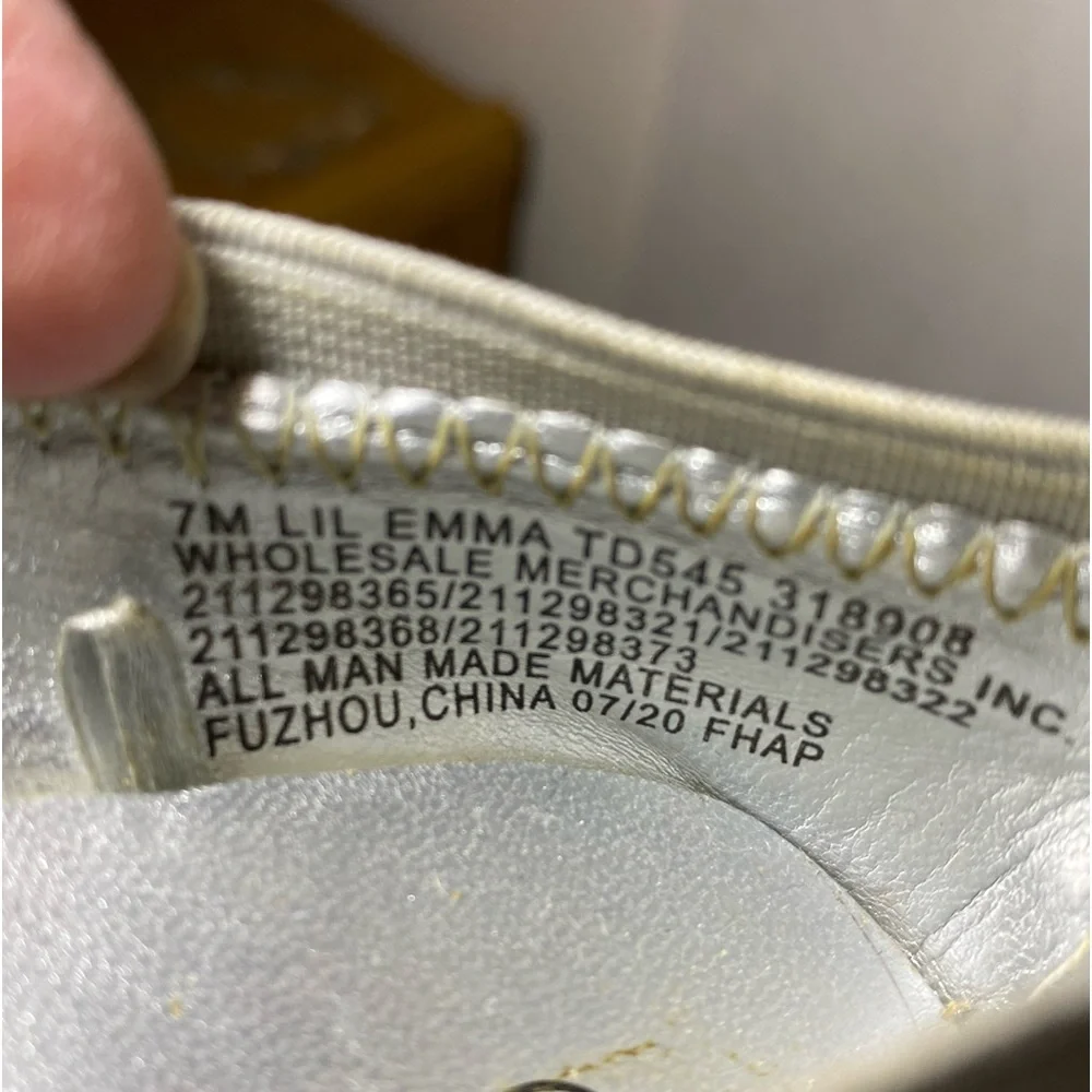 Girls' FALLS CREEK Lil Emma Silver/Glitter Flats